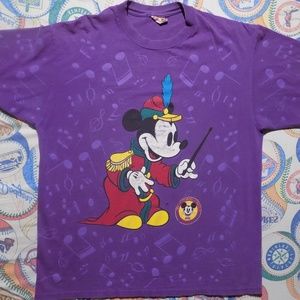 vintage Mickey Mouse music instructor tee